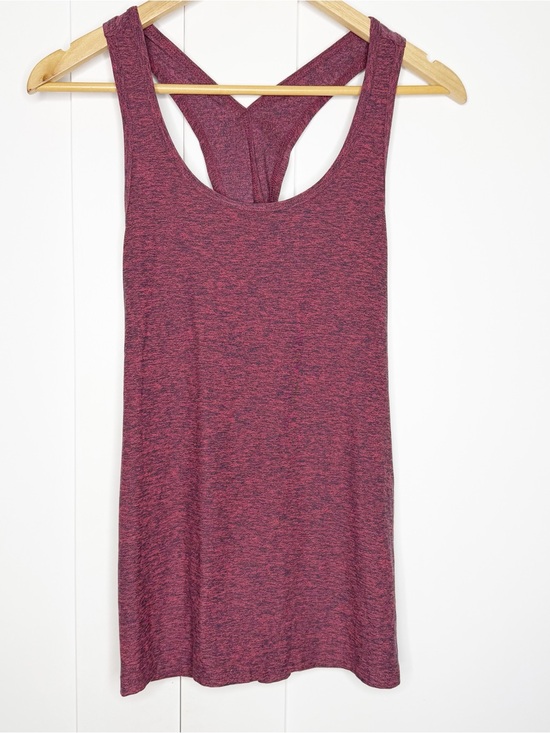 Beyond Yoga Tops - Beyond Yoga Spacedye Crisscross Back Tank Top small Heather raspberry red yoga